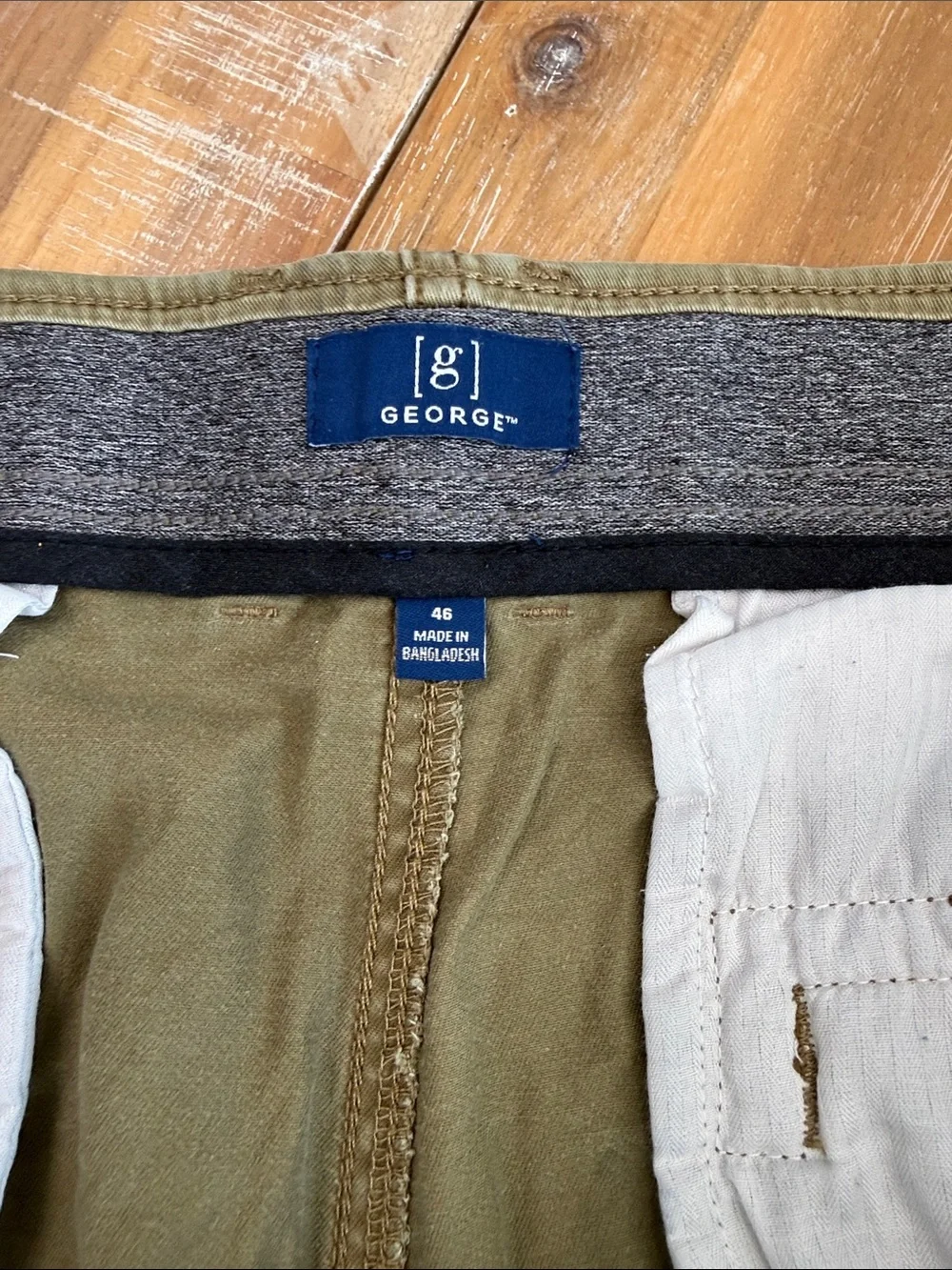 George Olive Cargo Shorts